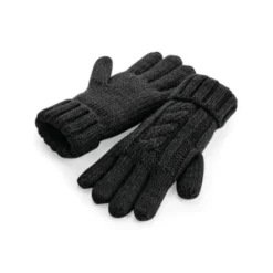 Guanti Cable Knit Melange Gloves Beechfield - B497