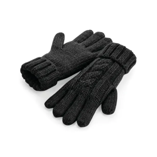 Guanti Cable Knit Melange Gloves Beechfield - B497