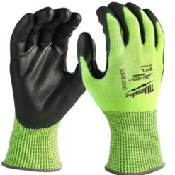 Guanti da Lavoro Milwaukee Alta Visibilità Hi-vis Taglio D 4932479926