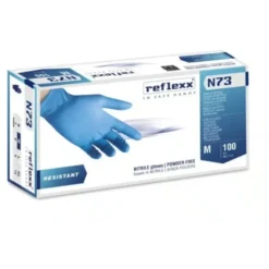 Guanti in Nitrile Azzurro Reflexx N73 senza polvere
