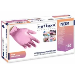 Guanti in Nitrile Reflexx N82 senza polvere