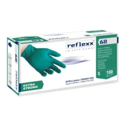 Guanti in Nitrile senza polvere Extra Strong Reflexx 68