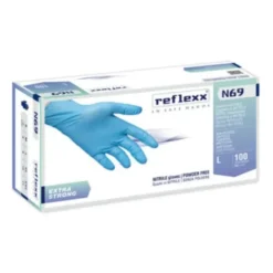 Guanti in Nitrile senza polvere Extra Strong Reflexx N69
