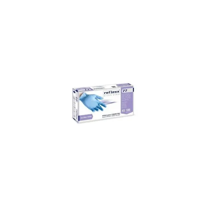 Guanti in Nitrile Ultra Sottili Reflexx 77