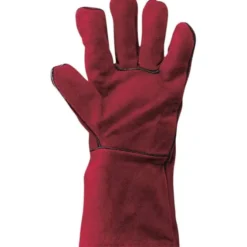 Guanti in Pelle Crosta Groppone forma americana - Anticalore ideale per saldatori