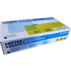 GUANTI MONOUSO IN NITRILE SENZA TALCO VITALEX MISTER GUANTO CONF. 100Pz