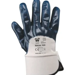 Guanti NBR con manichetta 7 cm. Dorso RICOPERTO - BROOK 700