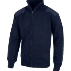 Maglione a collo alto chiusura intera in nylon - Workteam