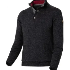 Maglione collo alto da Lavoro 100% Cotone Molinel Denim 0309.9999.147
