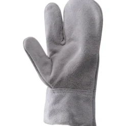 Manopola da lavoro in Pelle Crosta di Groppone 3 DITA - 110