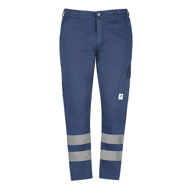 Pantalone da Lavoro Alta Visibilità 100% Cotone Multitasche Massaua 180BNR estivi leggeri