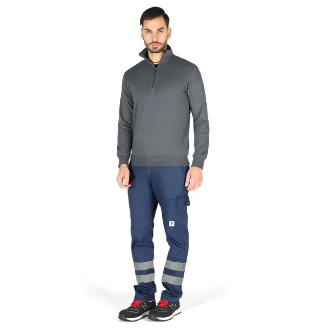 Pantalone da Lavoro Alta Visibilità 100% Cotone Multitasche Massaua 180BNR estivi leggeri