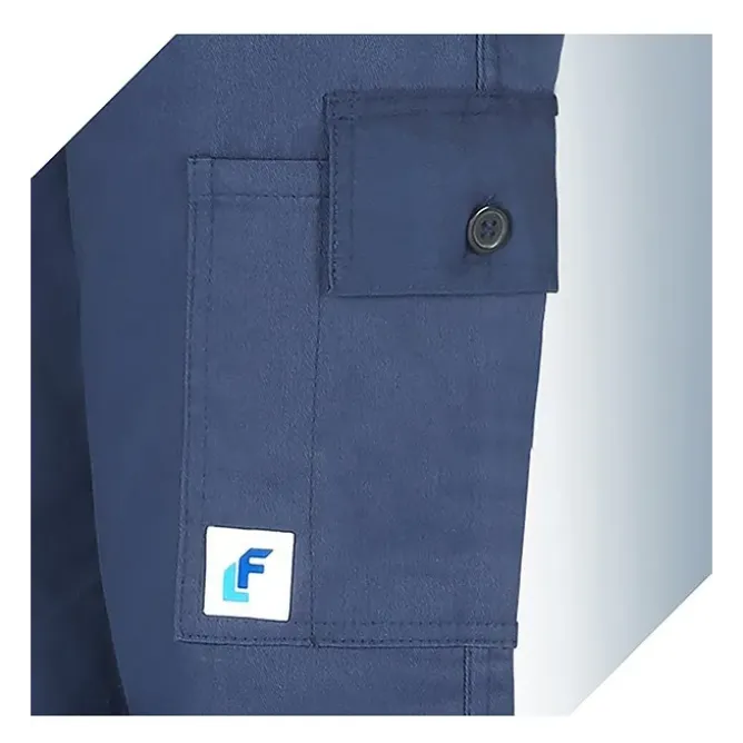 Pantalone da Lavoro Alta Visibilità 100% Cotone Multitasche Massaua 180BNR estivi leggeri