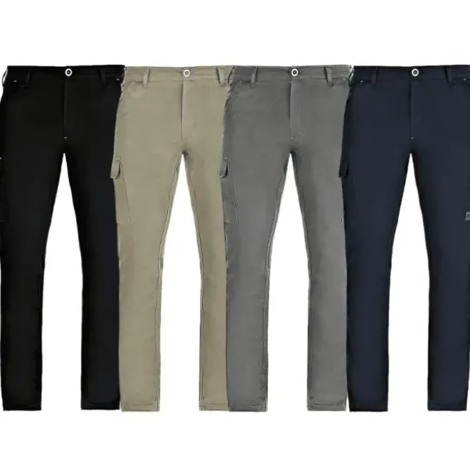 Pantalone da Lavoro Multitasche Elasticizzati Smart Stretch Slim Fit estivi comodi