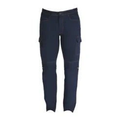Pantalone da Lavoro Multitasche 100% Cotone Professional Slim Fit