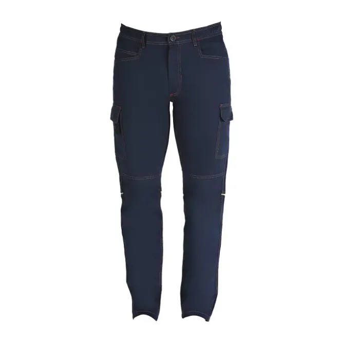 Pantalone da Lavoro Multitasche 100% Cotone Professional Slim Fit