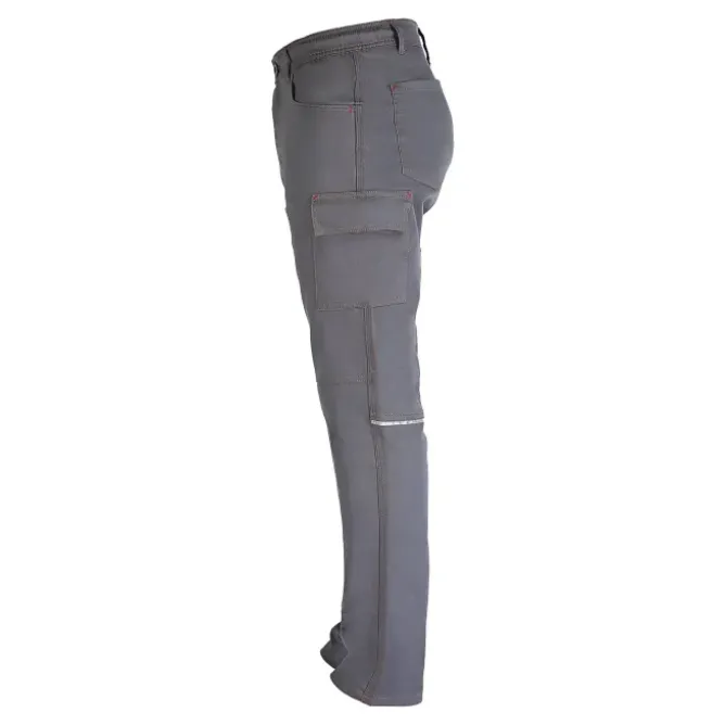 Pantalone da Lavoro Multitasche 100% Cotone Professional Slim Fit