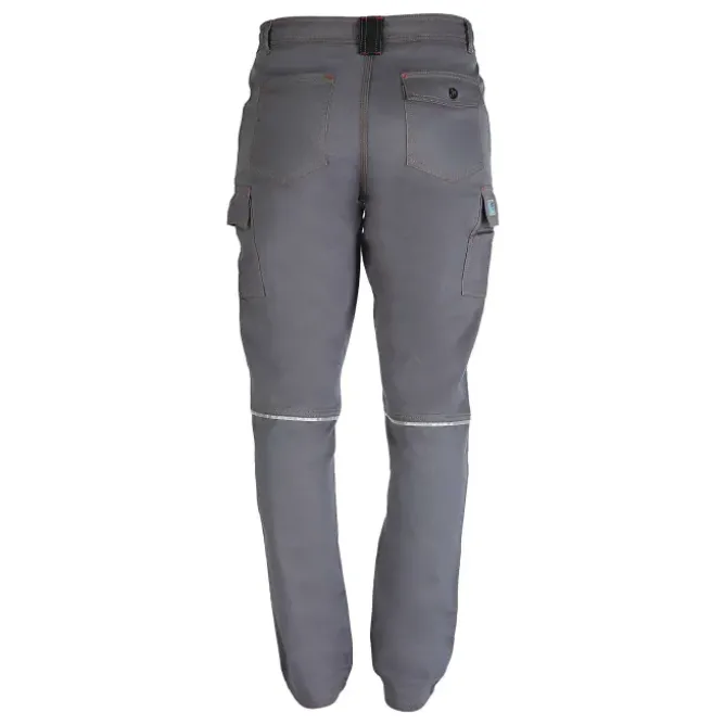 Pantalone da Lavoro Multitasche 100% Cotone Professional Slim Fit