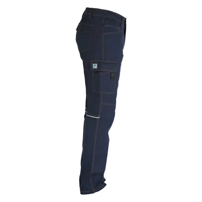 Pantalone da Lavoro Multitasche 100% Cotone Professional Slim Fit