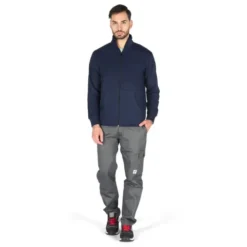 Pantalone Economici Grigio Multitasche Cotone 100% Massaua Imbottiti Felpati Invernale