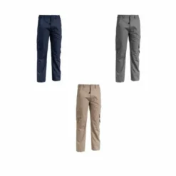 Pantaloni da Lavoro Multitasche Stretch 100% Cotone Sottozero Brasco E0203