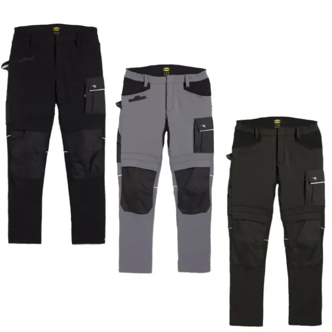 Pantaloni da lavoro Diadora Multitasche Stretch Carbon 702.175554