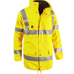 Parka da Lavoro Alta Visibilità Multitasche Impermeabile Sottozero Parka 2300