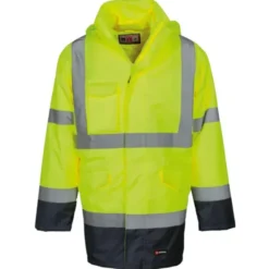 Parka bicolore da lavoro 4 in 1 Alta Visibilità Multitasche Payper Dockyard