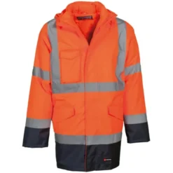 Parka bicolore da lavoro 4 in 1 Alta Visibilità Multitasche Payper Dockyard