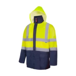 Parka bicolore 4 in 1 da Lavoro Alta Visibilità Multitasche Velilla 306003