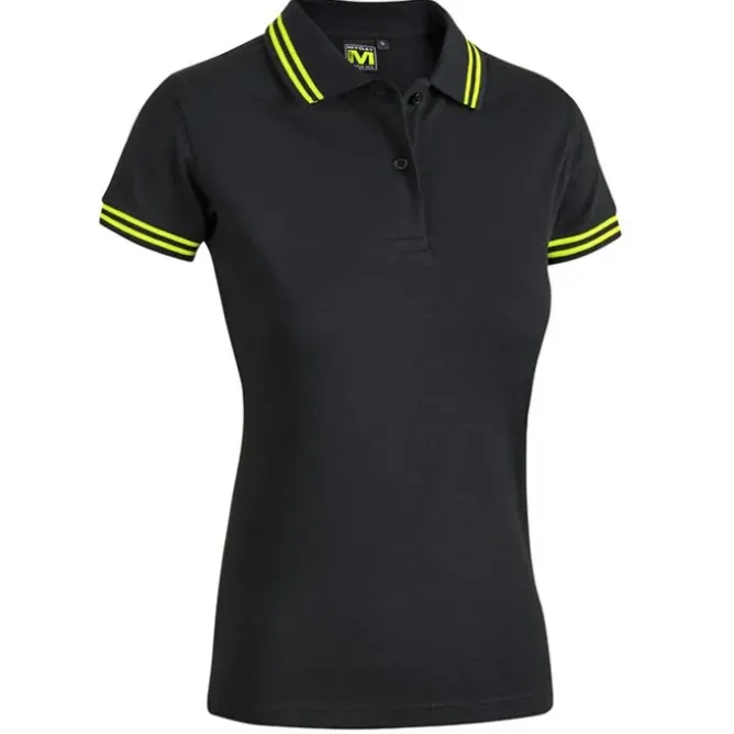 Polo da Lavoro da Donna Stretch Sottozero Sissi Black Line E0489