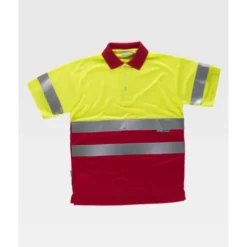 Polo da Lavoro Workteam Manica Corta Alta Visibilità C3860