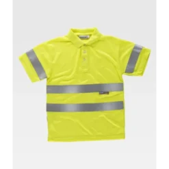 Polo da Lavoro Workteam Manica Corta Alta Visibilità C3880