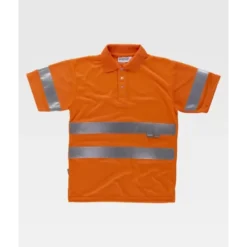 Polo da Lavoro Workteam Manica Corta Alta Visibilità C3880