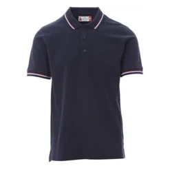 Polo Unisex France Manica Corta con Tricolore a Contrasto - Payper