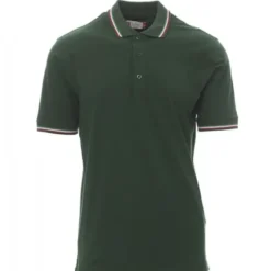 Polo Unisex ITALIA Manica Corta con Tricolore a Contrasto - Payper AY 7434