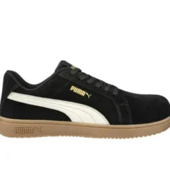 Scarpe Antinfortunistiche Puma Iconic Blk/Gum Low S1PS Basse Metalfree 644400