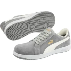 Scarpe antinfortunistiche Puma Iconic Suede Grey Low S1P FO HRO ESD SRC 640030