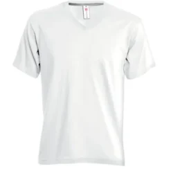 T-shirt Collo a V Manica Corta in 100% Cotone V-Neck Donna - Payper AY 7464