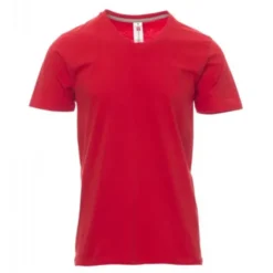 T-shirt Collo a V Manica Corta in Cotone V-Neck - Payper