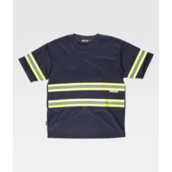 T-shirt da Lavoro Manica Corta con Bande C3936 - Workteam