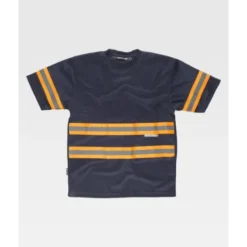 T-shirt da Lavoro Manica Corta con Bande C3936 - Workteam