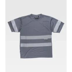 T-shirt da Lavoro Manica Corta con Bande C3939 - Workteam