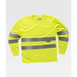 T-shirt da Lavoro M/L con Bande Alta Visibilità C3933 - Workteam