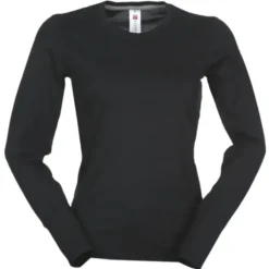 T-shirt Girocollo a Manica Lunga in Cotone Pineta Donna - Payper AY 7501