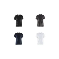 T-shirt manica corta da Lavoro Blaklader scollo a V stretch 336010291000L