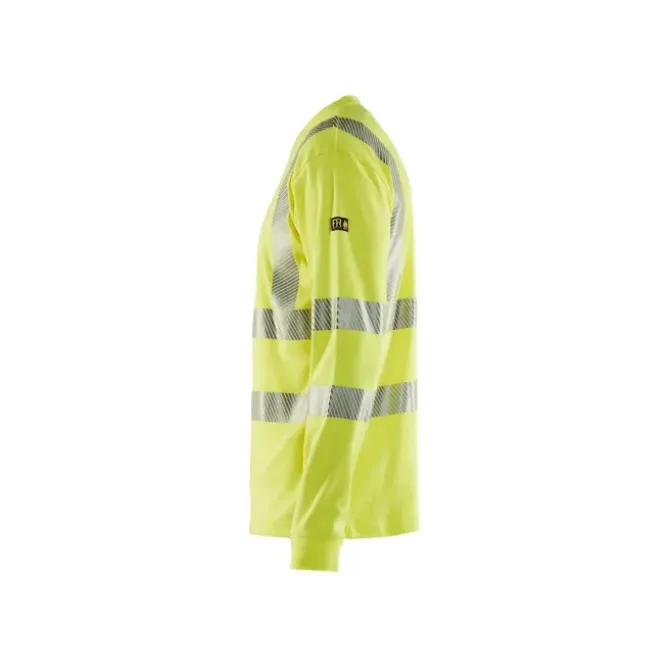 T-Shirt maniche lunghe da Lavoro Alta Visibilità Blaklader multinorma ignifugo antistatico 348117613300L