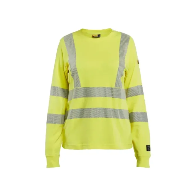 T-Shirt maniche lunghe da Lavoro Alta Visibilità Blaklader multinorma ignifugo antistatico donna 346917613300M