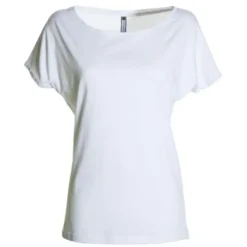 T-shirt Scollo a Barchetta Manica Corta in 100% Cotone Beverly - Payper