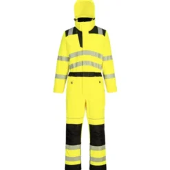 Tuta da Lavoro Alta Visibilità Multitasche Impermeabile Portwest PW355